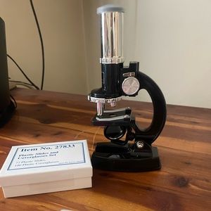 Mini lab microscope kids fun desk decor homeschool